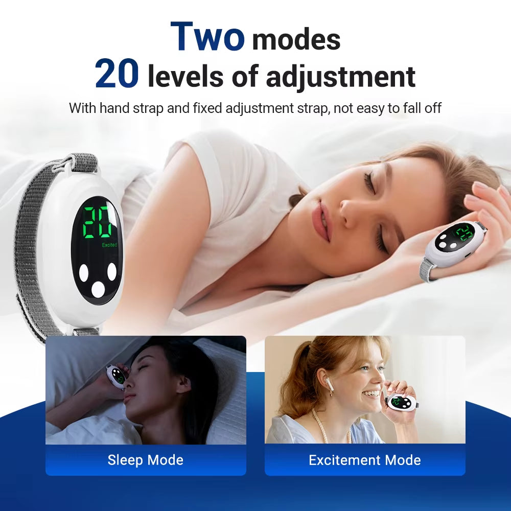 Smart Power Nap Wrist Device – Silent Vibration Wake-Up for Focus & Relaxation