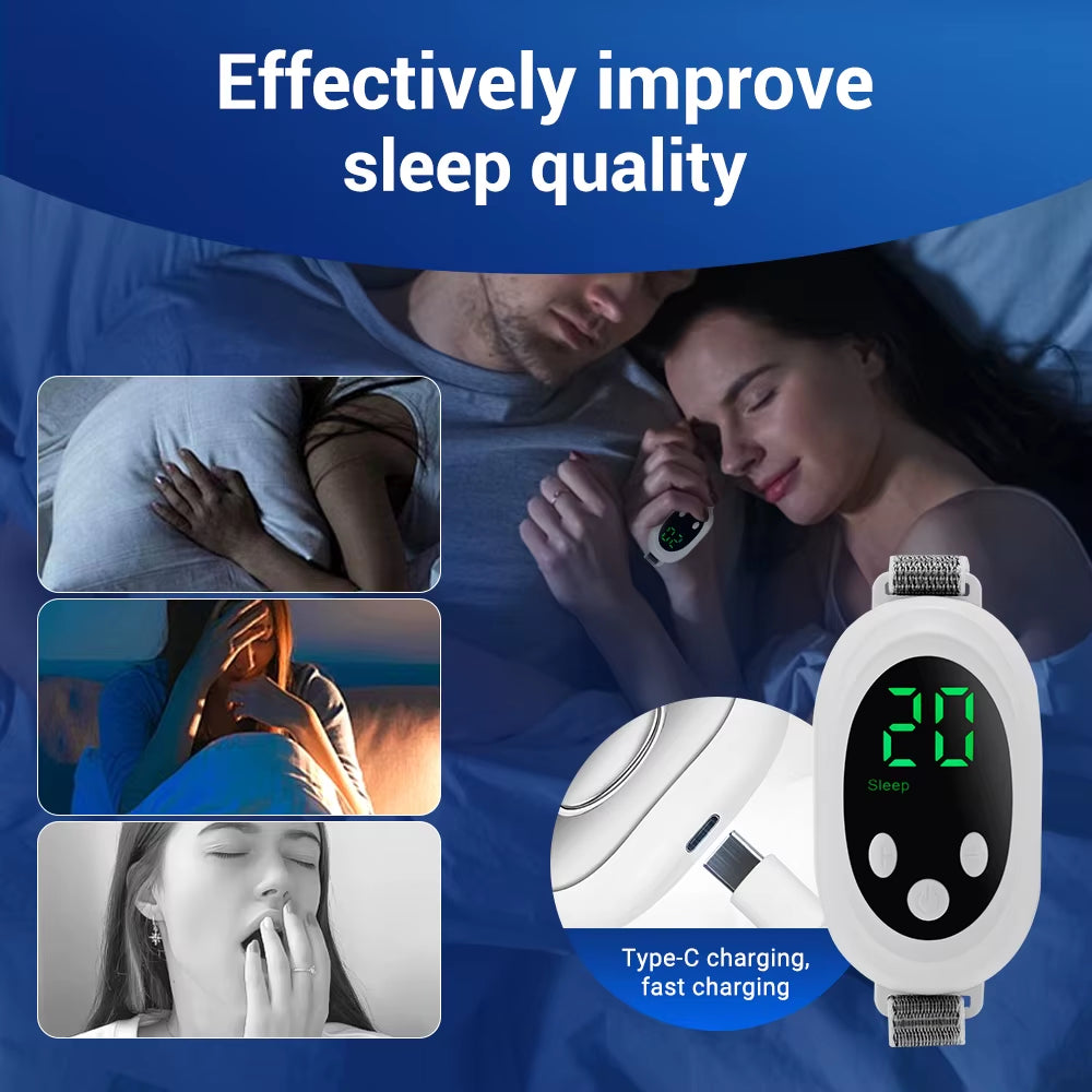 Smart Power Nap Wrist Device – Silent Vibration Wake-Up for Focus & Relaxation