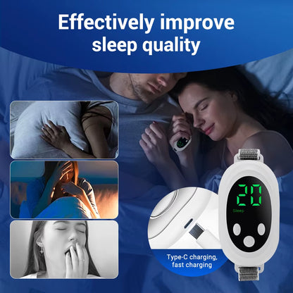Smart Power Nap Wrist Device – Silent Vibration Wake-Up for Focus & Relaxation